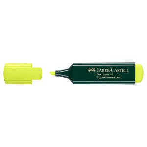 FABER-CASTELL 48 Textmarker gelb, 1 St. von Faber-Castell