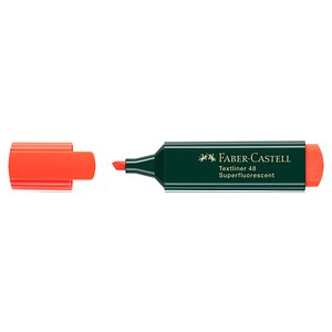 FABER-CASTELL 48 Textmarker orange, 1 St. von Faber-Castell