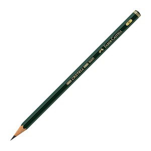 FABER-CASTELL 9000 Bleistifte B grün, 12 St. von Faber-Castell