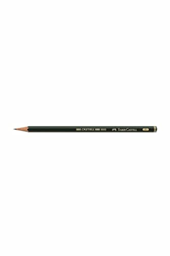 FABER-CASTELL Bleistift CASTELL® 9000, sechseckig, F (12 Stück), Sie erhalten 1 Packung á 12 Stück von Faber-Castell