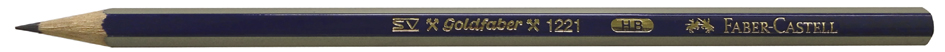 FABER-CASTELL Bleistift GOLDFABER, sechseckig, Härtegrad: 2B von Faber-Castell