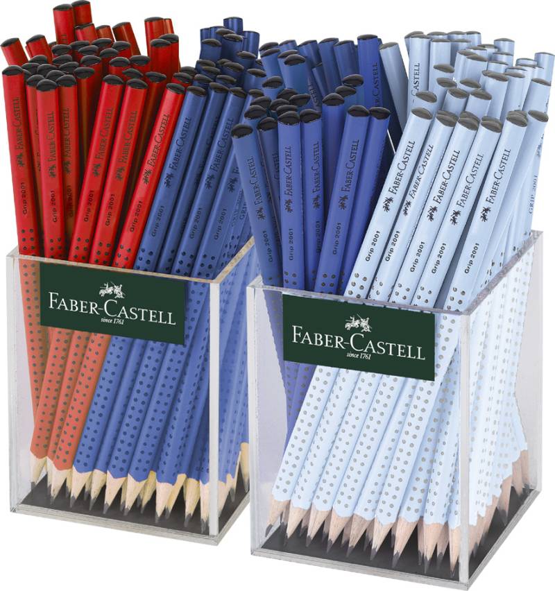 FABER-CASTELL Bleistift GRIP 2001, im Köcher von Faber-Castell