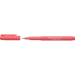 FABER-CASTELL Broadpen Pastel Fineliner orange 0,8 mm, 1 St. von Faber-Castell