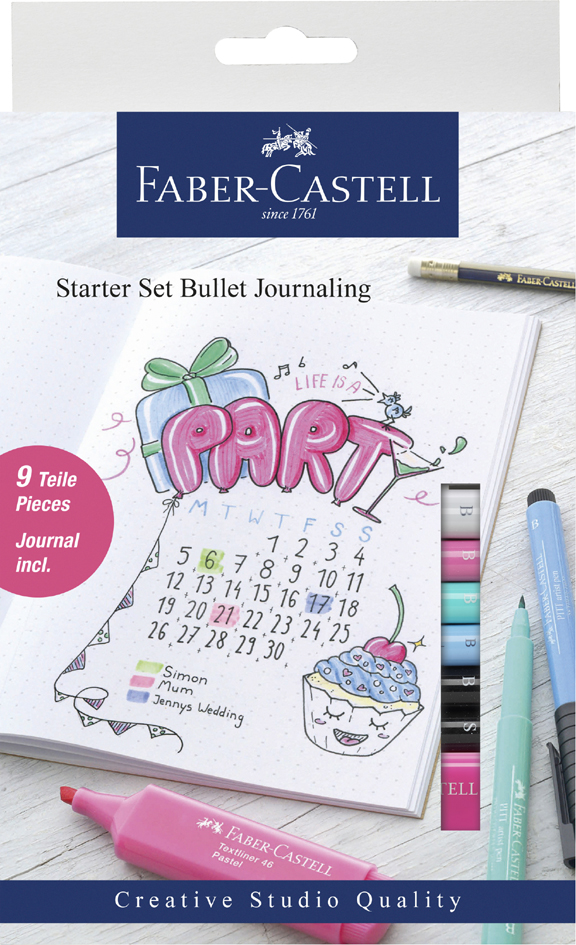 FABER-CASTELL Bullet Journaling Starter-Set, 9-teilig von Faber-Castell