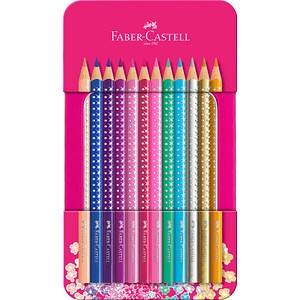 FABER-CASTELL Buntstifte farbsortiert, 12 St. von Faber-Castell