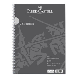 FABER-CASTELL Collegeblock liniert DIN A4 Außenrand von Faber-Castell