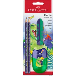 FABER-CASTELL Schreibset Dino grün von Faber-Castell