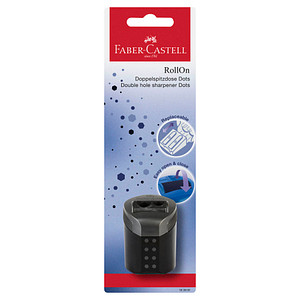 FABER-CASTELL Dosenspitzer doppelt RollOn Dots schwarz FABER-CASTELL Dosenspitzer doppelt RollOn Dots schwarz von Faber-Castell