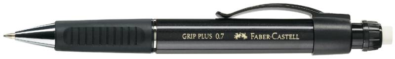 FABER-CASTELL Druckbleistift GRIP PLUS 1307, schwarz von Faber-Castell