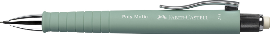 FABER-CASTELL Druckbleistift POLY MATIC, mintgrün von Faber-Castell