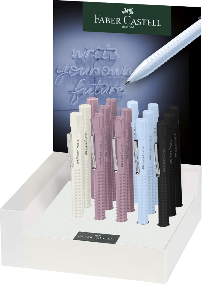FABER-CASTELL Druckkugelschreiber GRIP 2010, im Display von Faber-Castell