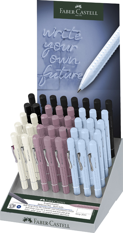 FABER-CASTELL Druckkugelschreiber GRIP 2010, im Display von Faber-Castell