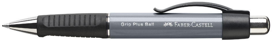 FABER-CASTELL Druckkugelschreiber GRIP PLUS, steingrau von Faber-Castell