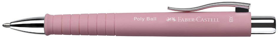 FABER-CASTELL Druckkugelschreiber POLY BALL XB, rosé von Faber-Castell