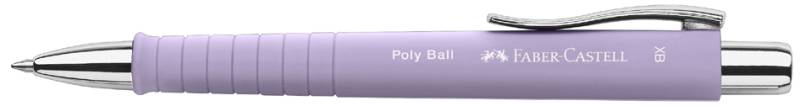 FABER-CASTELL Drukkugelschreiber POLY BALL XB, sweet lilac von Faber-Castell