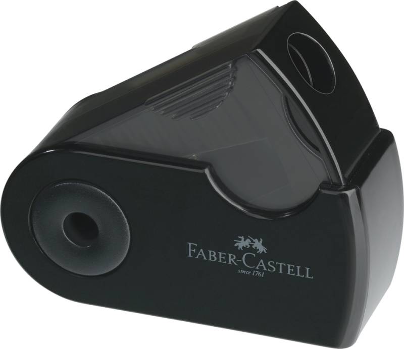 FABER-CASTELL Einfachspitzdose SLEEVE MINI, schwarz von Faber-Castell