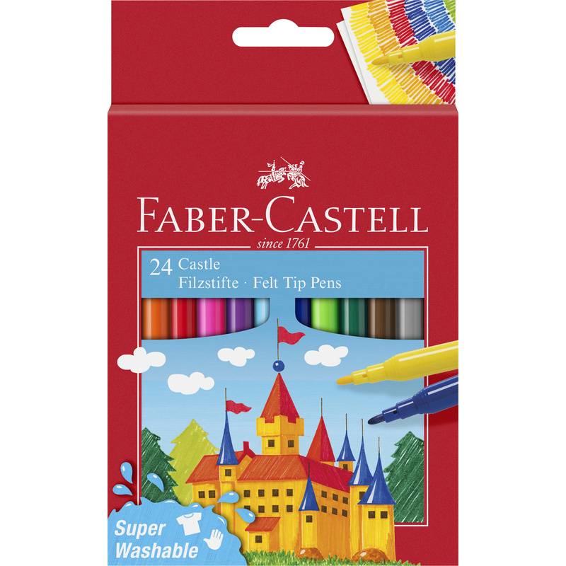 FABER-CASTELL Filzstift Castle 24er Kartonetui FABER-CASTELL Filzstift Castle 24er Kartonetui von Faber-Castell