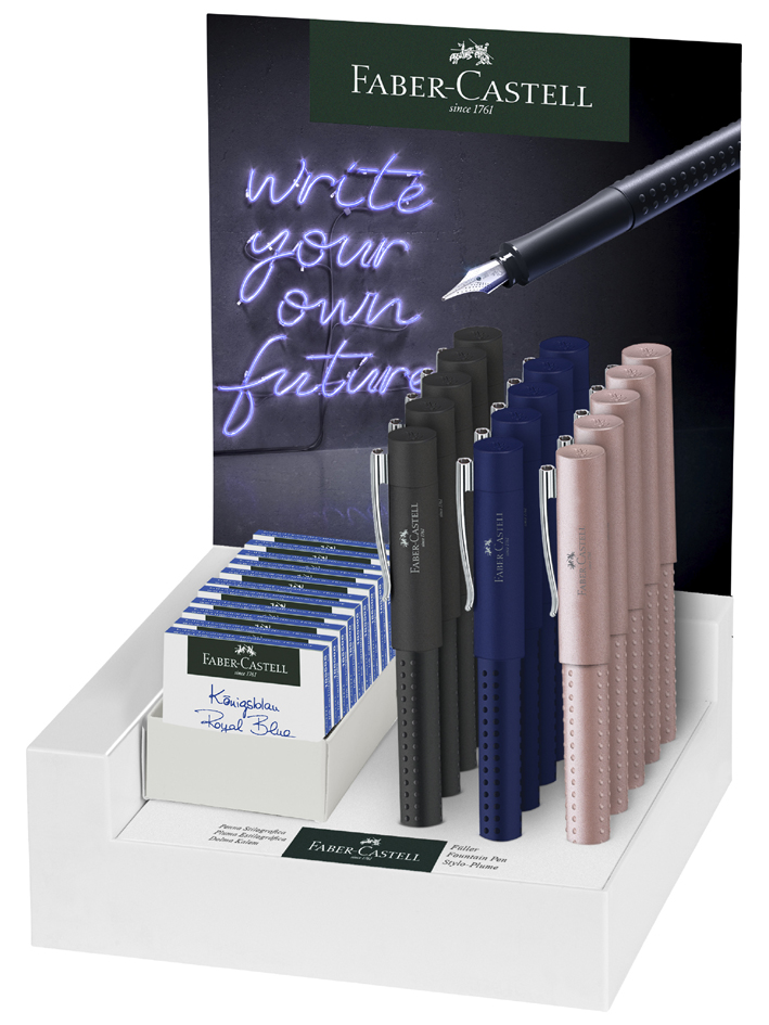 FABER-CASTELL Füllhalter GRIP 2011, im Display von Faber-Castell