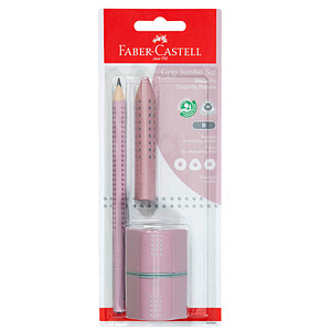 FABER-CASTELL GRIP Bleistift-Set B rose shadow, 1 Set von Faber-Castell