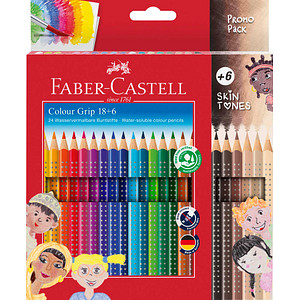 FABER-CASTELL Colour Grip Skin Tones Buntstifte farbsortiert, 24 St. FABER-CASTELL Colour Grip Skin Tones Buntstifte farbsortiert, 24 St. von Faber-Castell