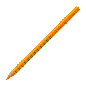 FABER-CASTELL Grip neon Buntstift orange, 1 St. von Faber-Castell