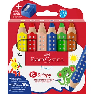 FABER-CASTELL Grippy Malset farbsortiert, 6 St. FABER-CASTELL Grippy Malset farbsortiert, 6 St. von Faber-Castell