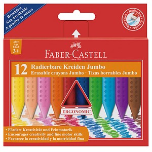 FABER-CASTELL Jumbo Wachsmalstifte farbsortiert, 12 St. FABER-CASTELL Jumbo Wachsmalstifte farbsortiert, 12 St. von Faber-Castell