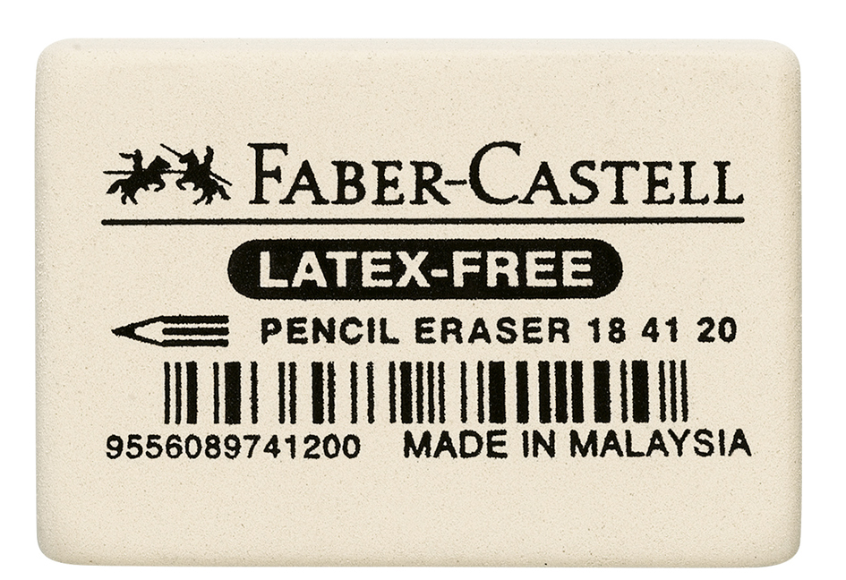FABER-CASTELL Kautschuk-Radierer 7041-20, weiß FABER-CASTELL Kautschuk-Radierer 7041-20, weiß von Faber-Castell