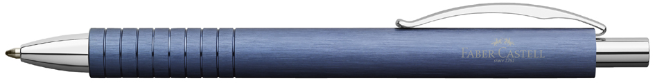 FABER-CASTELL Kugelschreiber Essentio Aluminium, blau von Faber-Castell