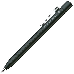 FABER-CASTELL Kugelschreiber GRIP 2011 schwarz Schreibfarbe blau, 1 St. von Faber-Castell