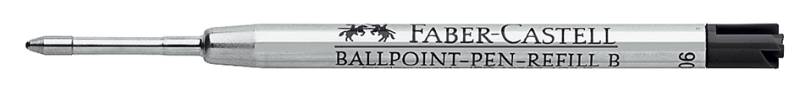 FABER-CASTELL Kugelschreiber-Großraummine F, schwarz von Faber-Castell