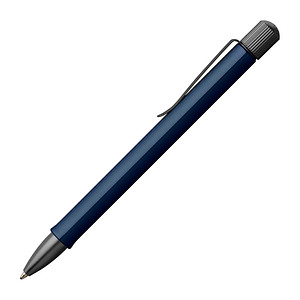 FABER-CASTELL Kugelschreiber Hexo blau Schreibfarbe schwarz, 1 St. von Faber-Castell