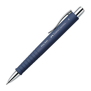 FABER-CASTELL Kugelschreiber POLY BALL M blau Schreibfarbe blau, 1 St. von Faber-Castell