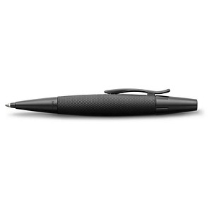 FABER-CASTELL Kugelschreiber e-motion pure Black schwarz Schreibfarbe schwarz, 1 St. von Faber-Castell