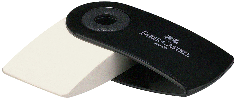 FABER-CASTELL Kunststoff-Radierer SLEEVE MINI, schwarz FABER-CASTELL Kunststoff-Radierer SLEEVE MINI, schwarz von Faber-Castell