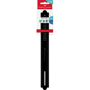 FABER-CASTELL Lineal Dots 30,0 cm, schwarz FABER-CASTELL Lineal Dots 30,0 cm, schwarz von Faber-Castell