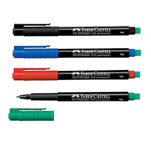 FABER-CASTELL MULTIMARK 1513 Folienstifte-Set farbsortiert permanent 4 St. von Faber-Castell