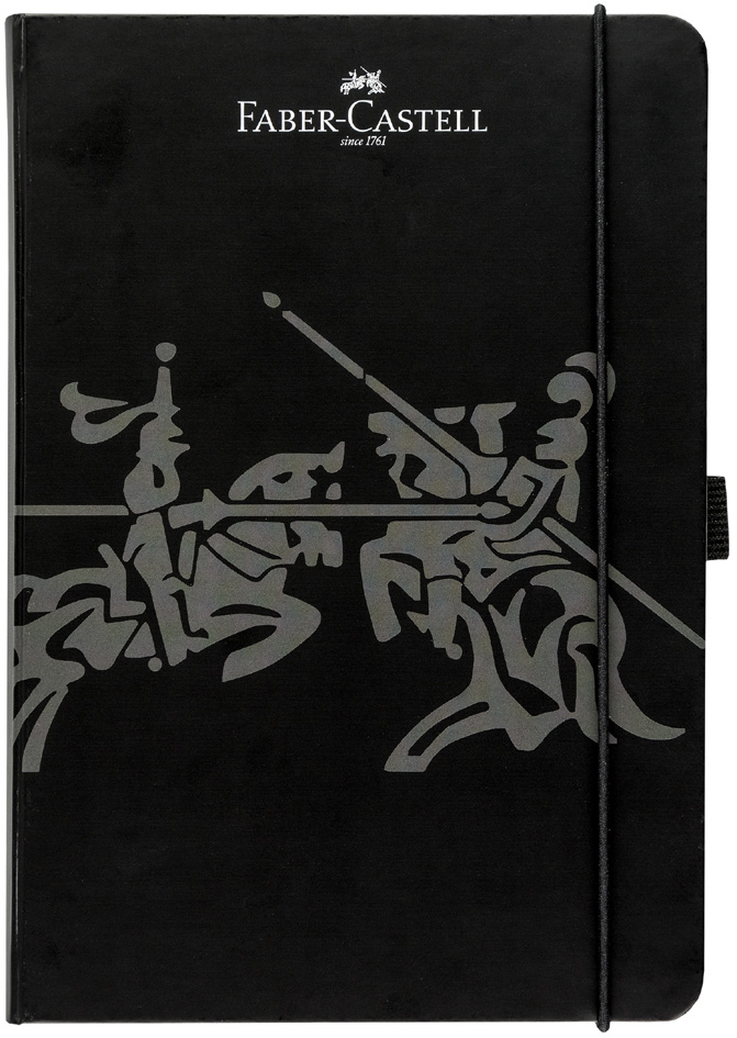 FABER-CASTELL Notizbuch, DIN A5, kariert, schwarz von Faber-Castell