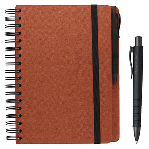 FABER-CASTELL Notizbuch ca. A5 blanko, sienna Hardcover 180 Seiten von Faber-Castell
