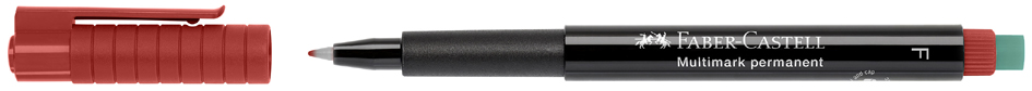 FABER-CASTELL Permanent-Marker MULTIMARK M, schwarz FABER-CASTELL Permanent-Marker MULTIMARK M, schwarz von Faber-Castell