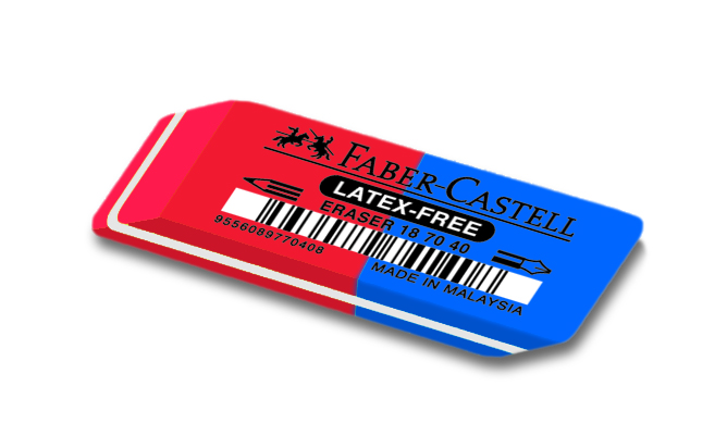 FABER-CASTELL Radierer Latex-free Tinte/Blei 7070-40 FABER-CASTELL Radierer Latex-free Tinte/Blei 7070-40 von Faber-Castell