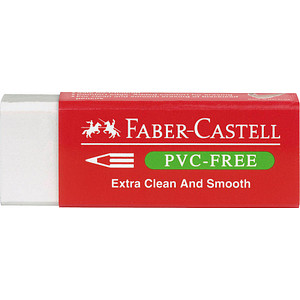 FABER-CASTELL Radiergummi PVC-FREE weiß von Faber-Castell