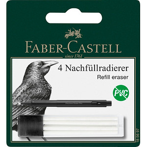 FABER-CASTELL Radiergummis Precision Eraser Pen Ersatz weiß FABER-CASTELL Radiergummis Precision Eraser Pen Ersatz weiß von Faber-Castell
