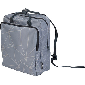 FABER-CASTELL Rucksack Daily Dapple Kunststoff grau von Faber-Castell