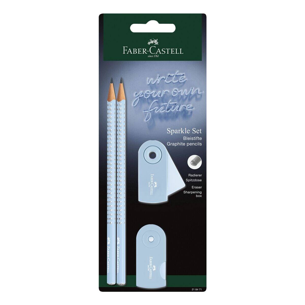 FABER-CASTELL Schreibset Sparkle sky blue BK FABER-CASTELL Schreibset Sparkle sky blue BK von Faber-Castell