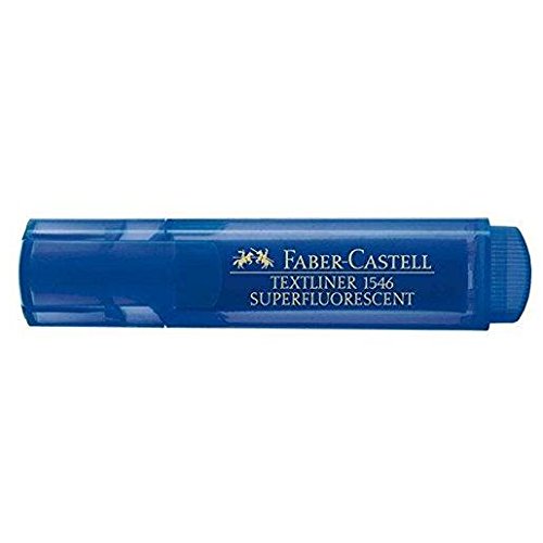 FABER-CASTELL Textmarker TEXTLINER 1546, blau VE=3 von Faber-Castell