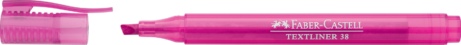 FABER-CASTELL Textmarker TEXTLINER 38, pink von Faber-Castell