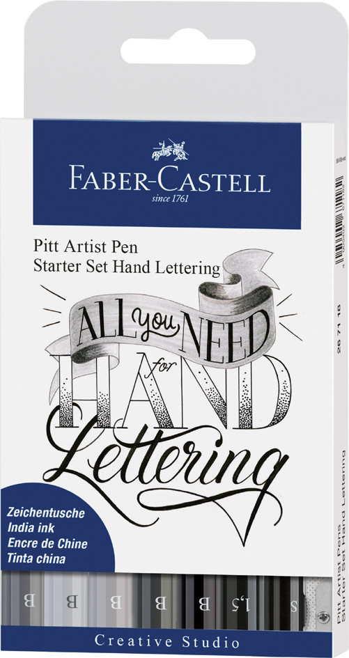 FABER-CASTELL Tuschestift PITT artist pen, 8er Etui von Faber-Castell