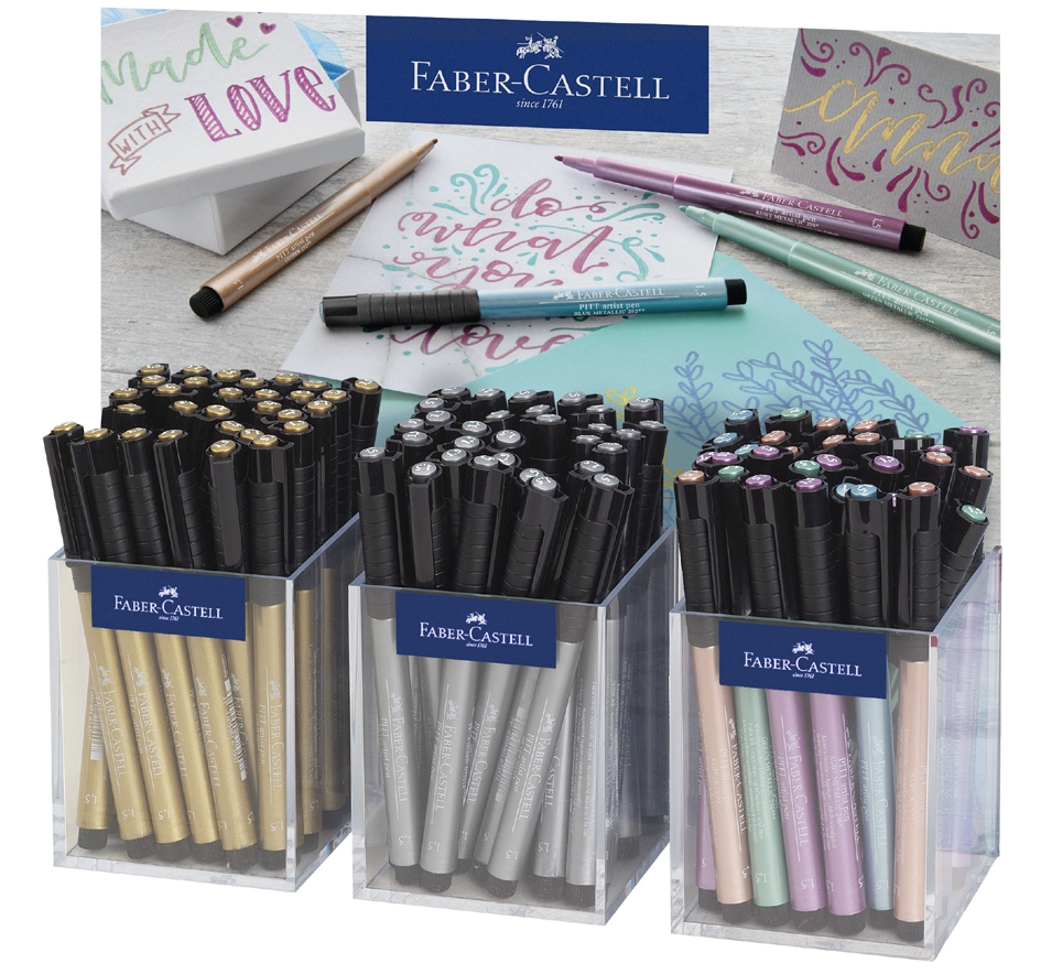 FABER-CASTELL Tuschestift PITT artist pen, im Köcher von Faber-Castell