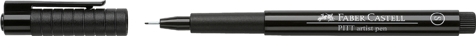 FABER-CASTELL Tuschestift PITT artist pen, schwarz von Faber-Castell